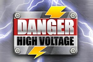 Danger High Voltage Slot